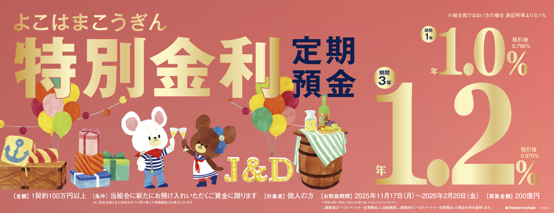 特別金利定期預金